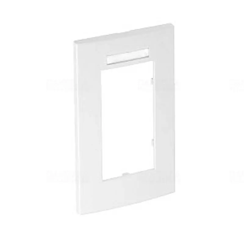 Biztonságos fizetés OBO AR45-BSF2 RW Takarókeret Modul 45, 2-részes 84x140mm, hófehér 6119362