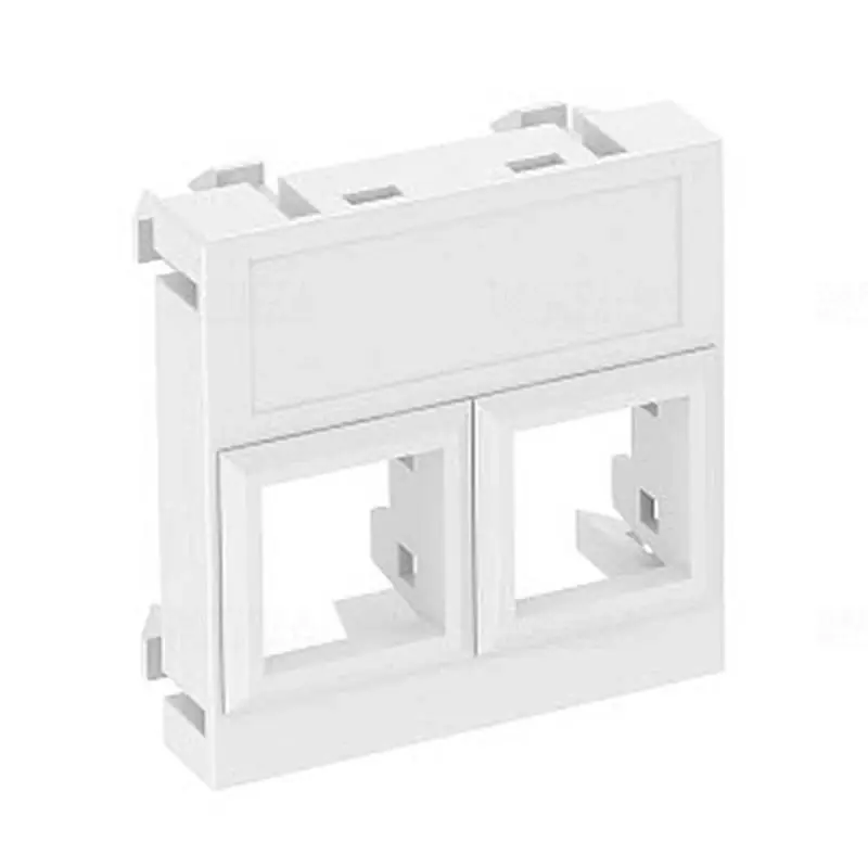 Ingyenes szállítás OBO DTG-02LE RW1 Adatátvitelimodul tartó keret 2 db LE típusú csatlakozó modulhoz 6119304