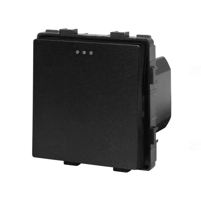 Biztonságos fizetés LUXION fekete Egyszerű mechanikus kapcsoló modul keret nélkül LX-MP001B