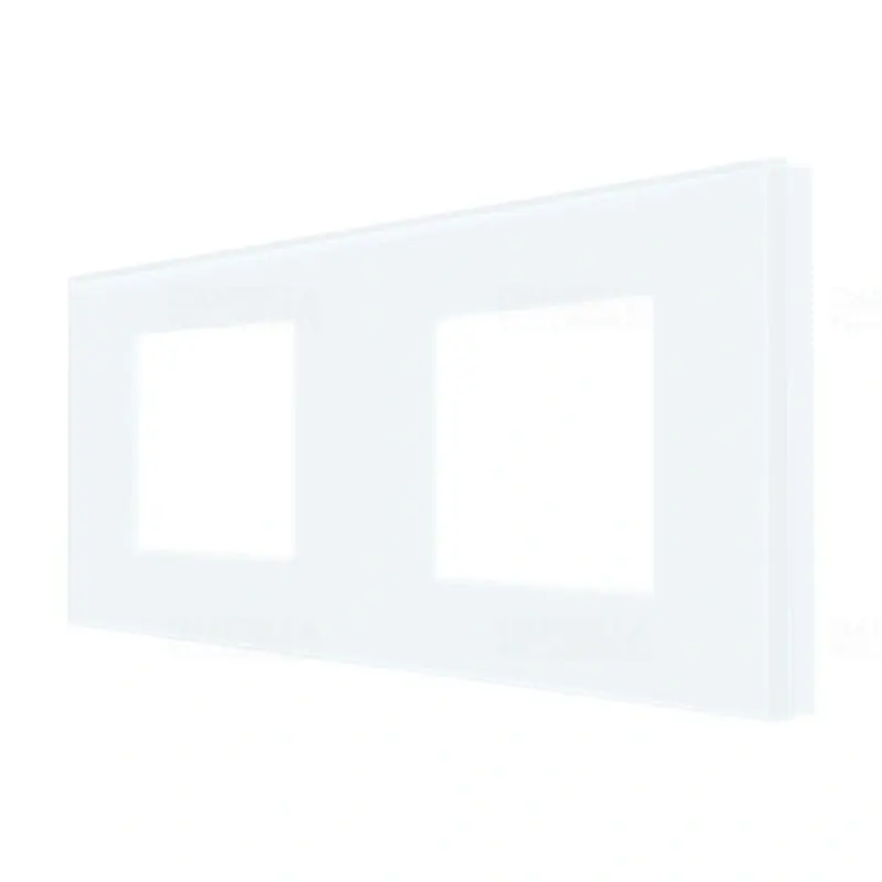 LUXION fehér üveg keret, 2-es LX-M1-2FW Expressz szállítás