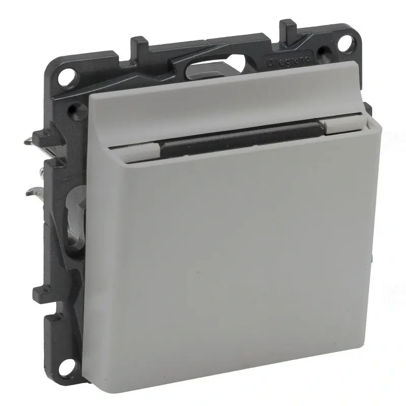 Legjobb ár Niloé Step alumínium hotelkártya kapcsoló, mechanikus 863346 Legrand