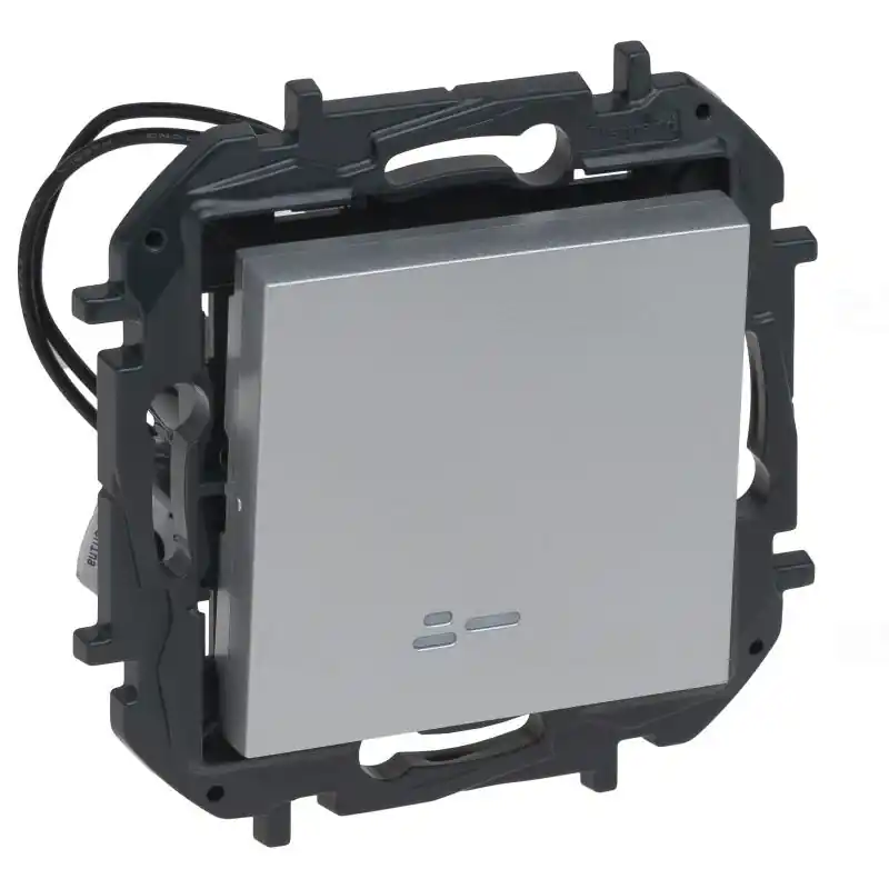 Vedd meg most Niloé Step alumínium 106 JF váltókapcsoló jelzőfénnyel, 10AX 863316B Legrand