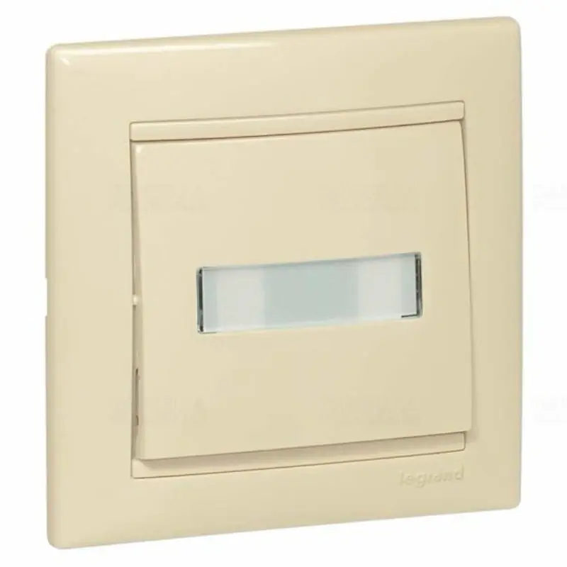 Ajánlat Legrand 774117 Valena 101 JF egypólusú nyomó címketartóval, jelzőfénnyel, 12V elefántcsont