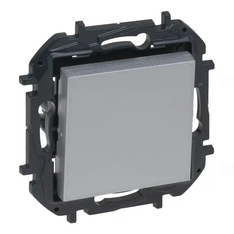 Niloé Step alumínium N101 egypólusú nyomó, 6A 863309B Legrand Gyors szállítás