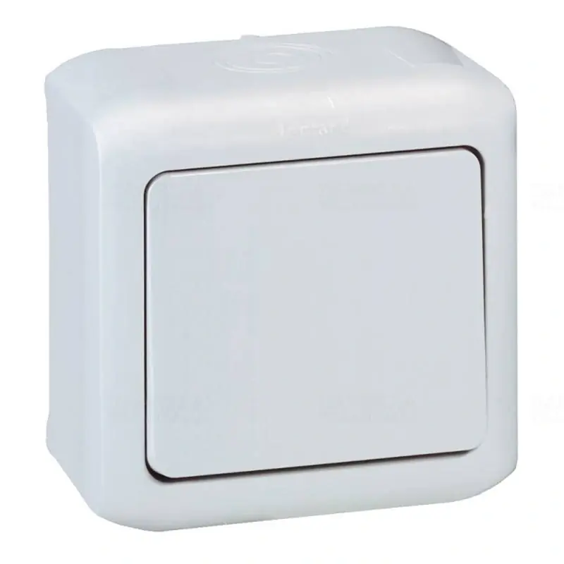 Expressz szállítás Legrand 782380 Forix egypólusú kapcsoló IP44 szürke falon kívüli, 10AX 250V~, szürke