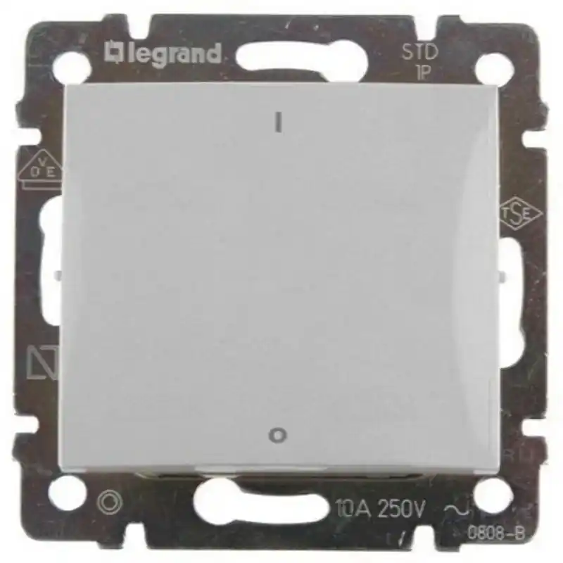 Legrand 770103 Valena hárompólusú kapcsoló, alumínium Alacsony ár