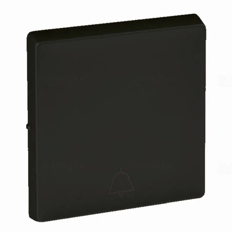 Prémium Legrand 756012 Valena Life váltóérintkezős nyomó csengőjellel, jelzőfénnyel, fekete