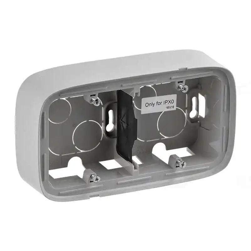 Legrand 755572 Valena Allure kiemelődoboz 2-es, alumínium Újdonság