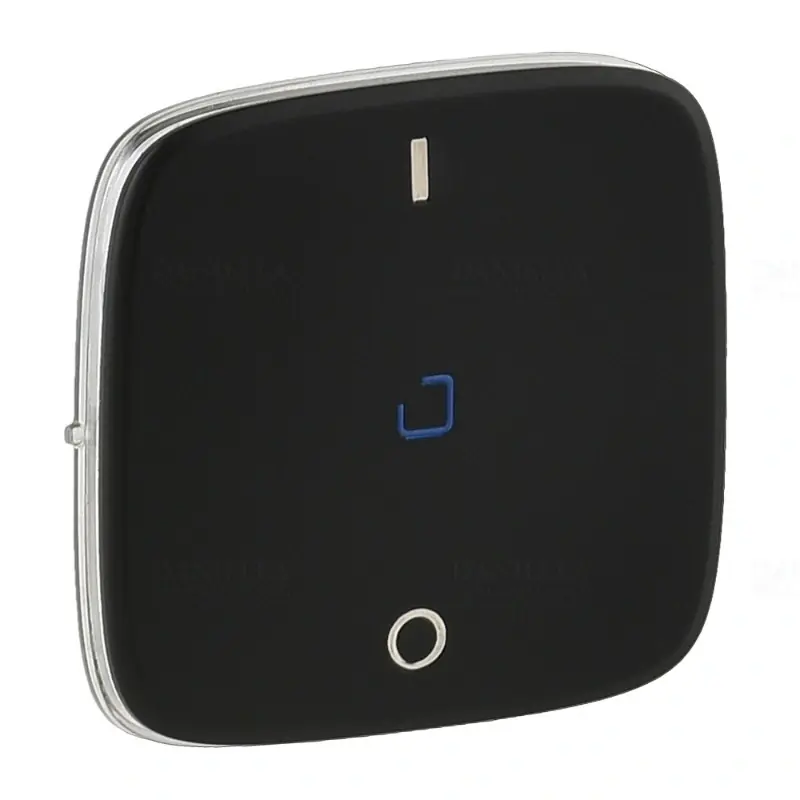 Legrand 755048 Valena Allure kétpólusú kapcsoló billentyű, jelzőfényes, fekete Alacsony ár