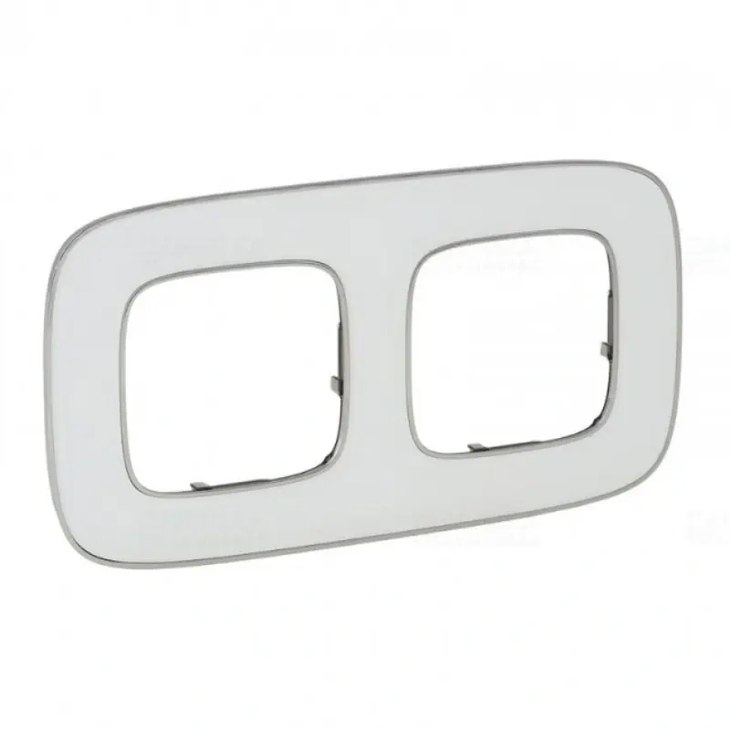 Újdonság Legrand 754422 Valena Allure 2-es keret, tetszőleges, jégfehér