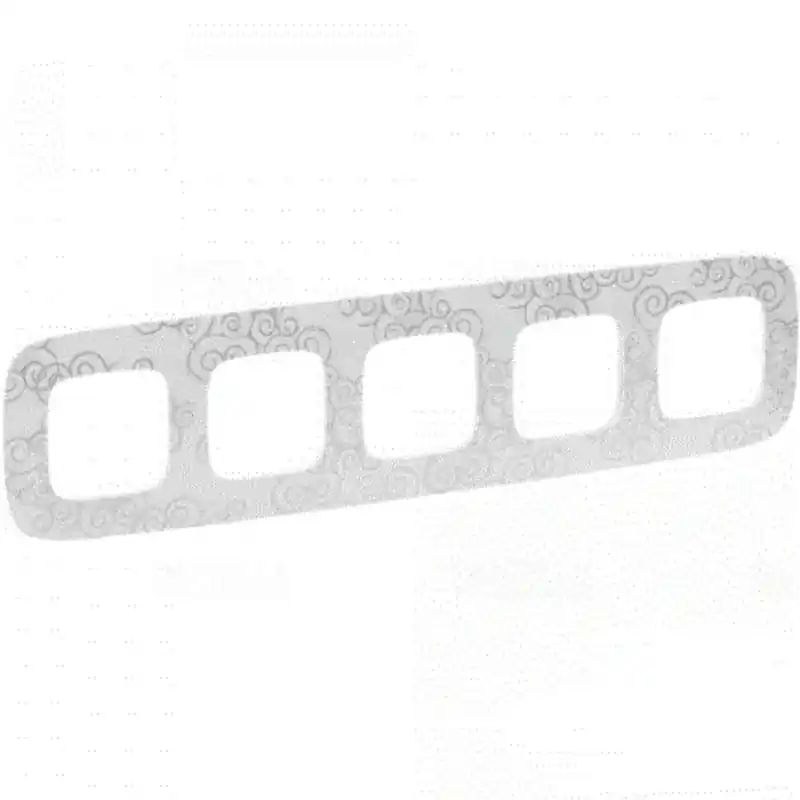 Utolsó esély Legrand 754345 Valena Allure 5-ös keret, tetszőleges, króm dekor