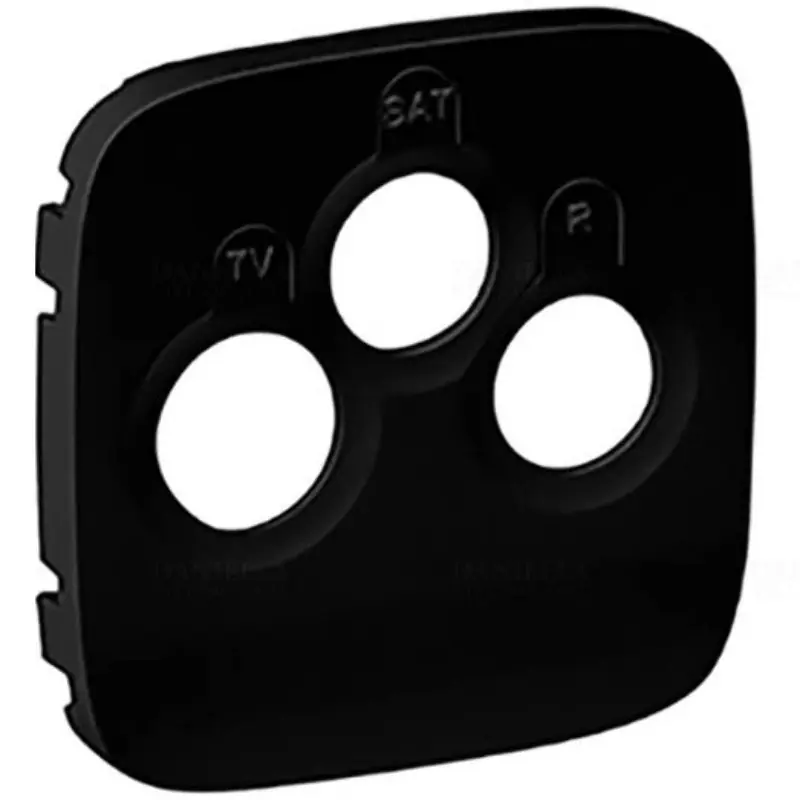Legrand 754798 Valena Allure TV/RD/SAT aljzathoz burkolat, fekete Kiárusítás
