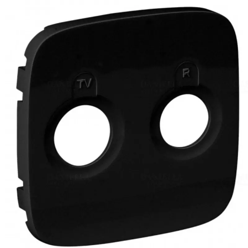 Alacsony ár Legrand 754788 Valena Allure TV/RD aljzathoz burkolat, fekete