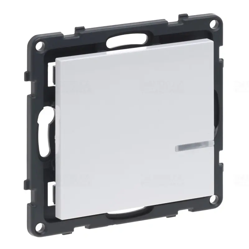 Autentikus Suno Netatmo okos kapcsoló, falon kívüli, keret nélkül, fehér 722173