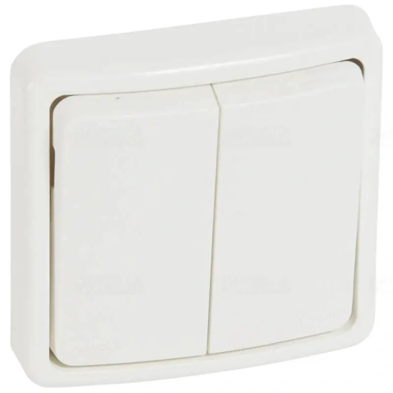 Legjobb ár Legrand 684554 Plexo 66 kettős váltókapcsoló süllyesztett, fehér