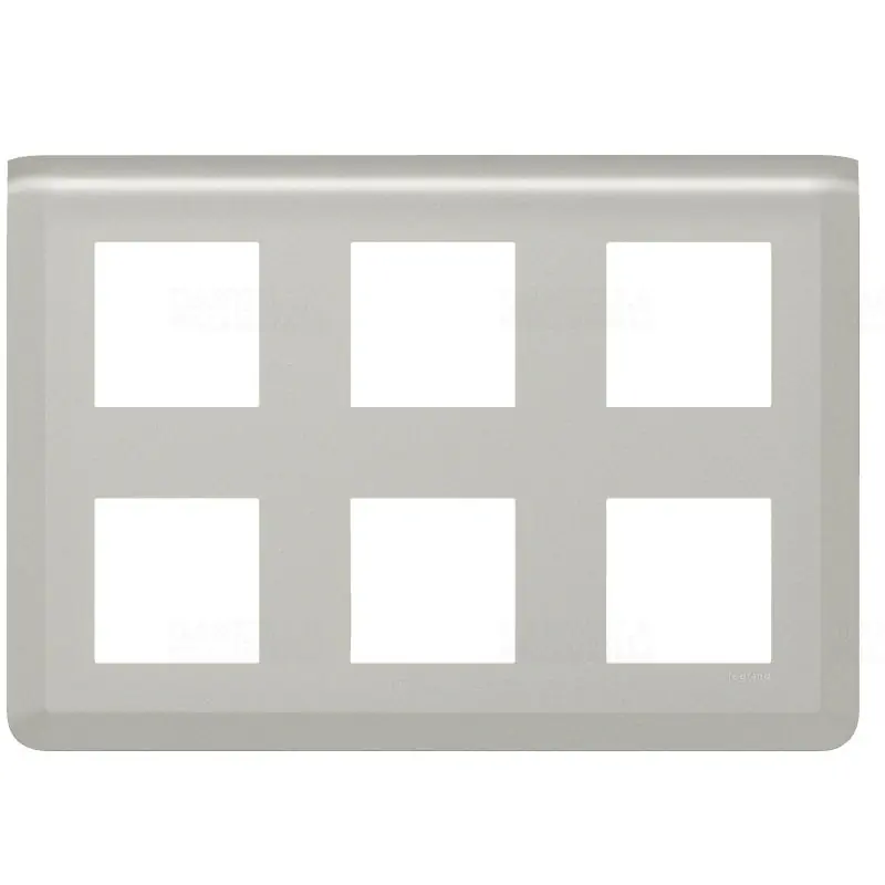 Legrand 079332L Program Mosaic keret 2x3x2modul, alumínium Újdonság