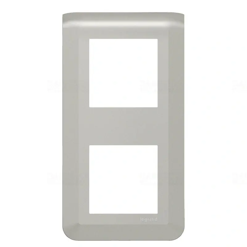 Legrand 079322L Program Mosaic keret 2x2modul, függőleges, alumínium Expressz szállítás