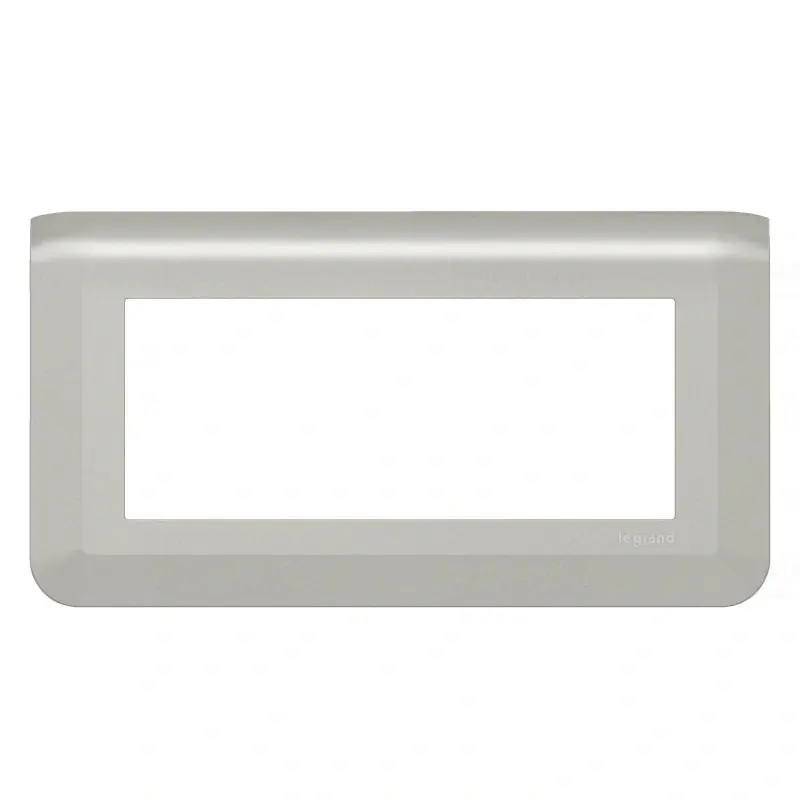 Legrand 079315L Program Mosaic keret 1x5modul, vízszintes, alumínium Prémium