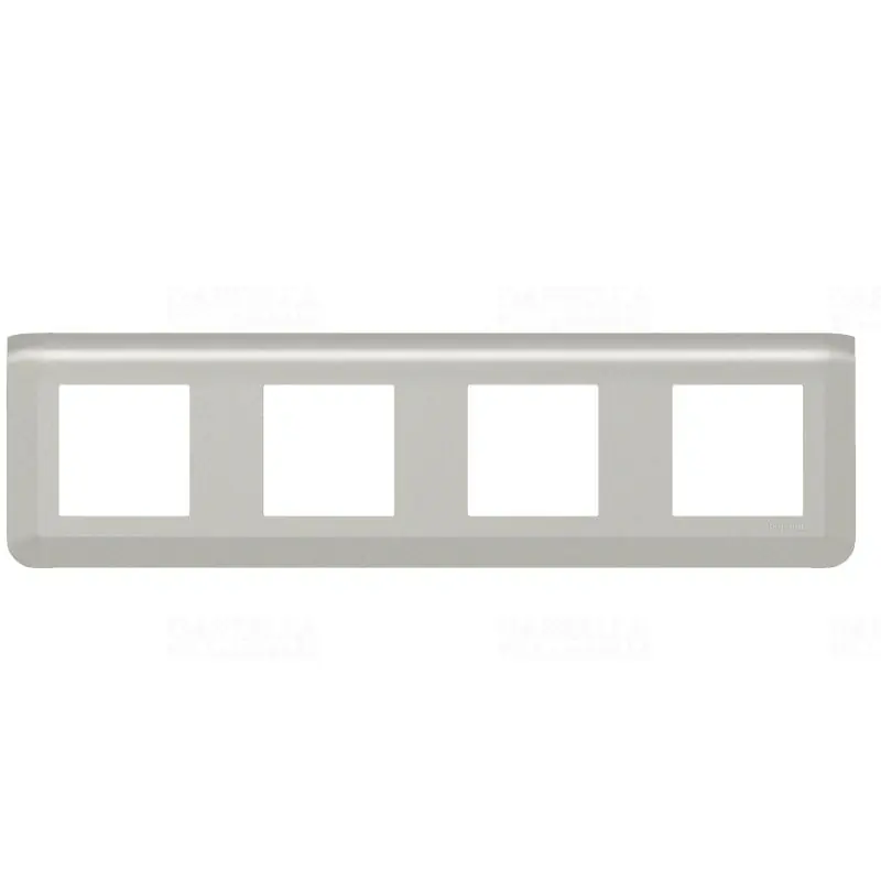 Legrand 079308L Program Mosaic keret 4x2modul, vízszintes, alumínium Újdonság