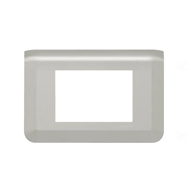 Legrand 079303L Program Mosaic keret 1x3modul, alumínium Autentikus
