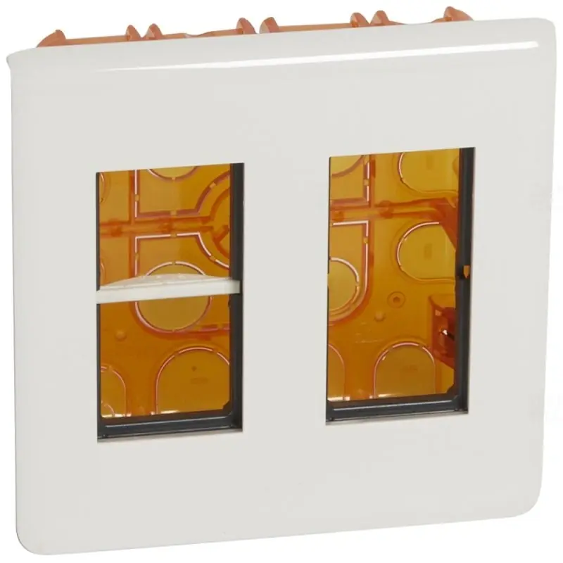 Legrand 078872L Program Mosaic süllyesztett doboz, 2x4modul, fehér Ajánlat