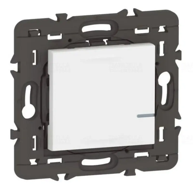 Legrand 077723LA Program Mosaic with Netatmo okos vezeték nélküli kapcsoló/dimmer (elemes távvezérlő), falon kívüli, keret nélkül, fehér Népszerű