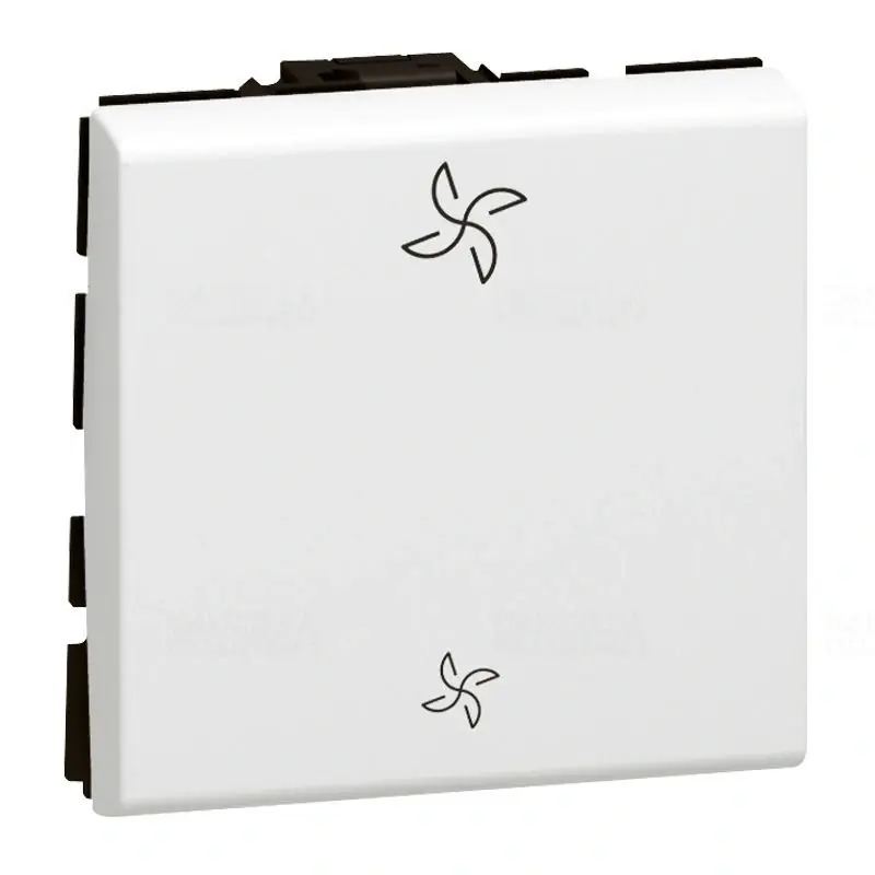 Legrand 077027L Program Mosaic ventilátorvezérlő, 2modul, fehér, antimikrobiális Olcsó