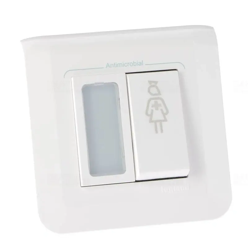 Népszerű Legrand 076685L Program Mosaic nővérhívó egység piros jelzőfénnyel, IP20, rögzítőperemmel és fehér kerettel szállítva, antimikrobiális