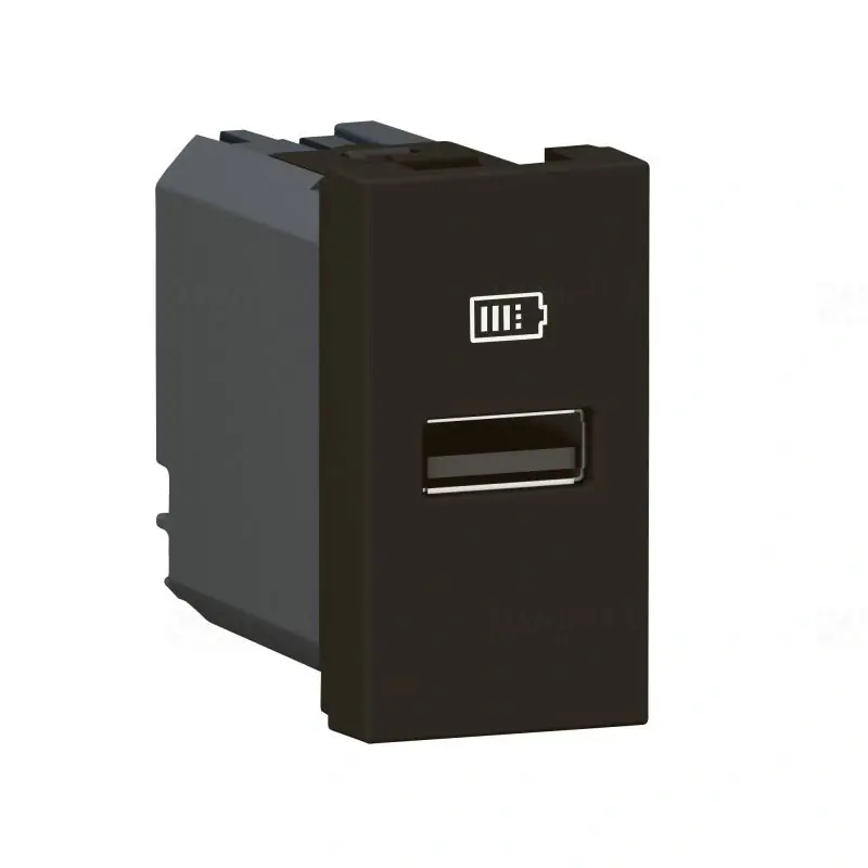 Akció Legrand 077652L Program Mosaic 1 x USB-A töltőaljzat - 3 A - 15 W, 1 modul, fekete