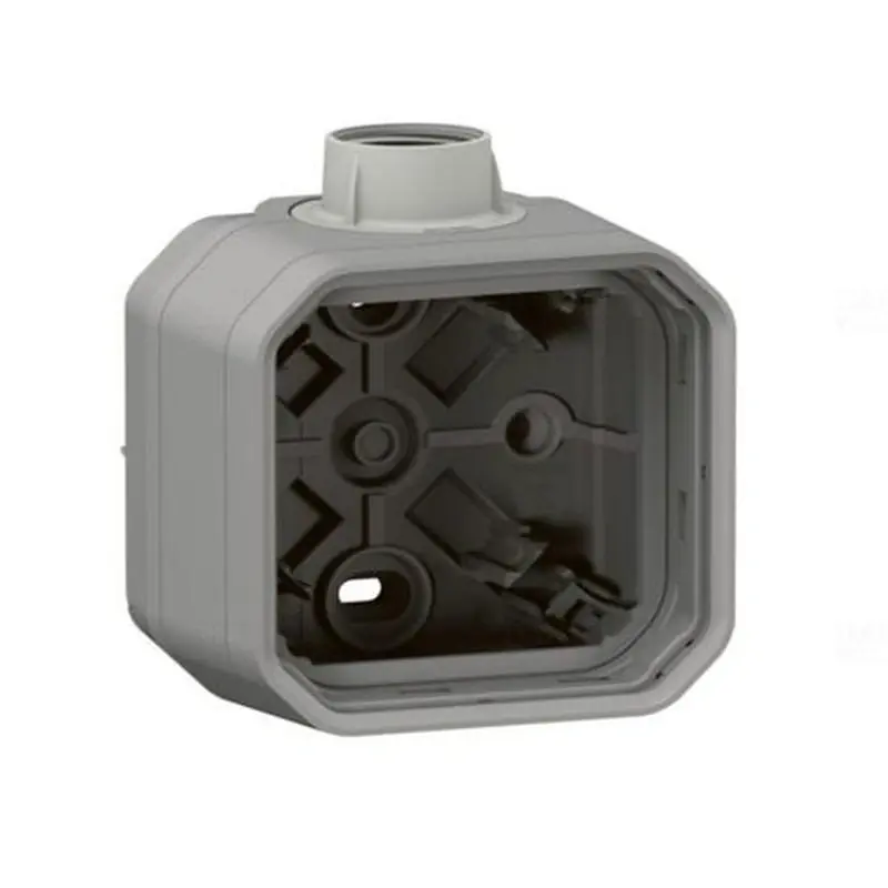 Plexo 55 falon kívüli 1-es doboz, PG16 tömszelencével, szürke 069652L Legrand Kiárusítás