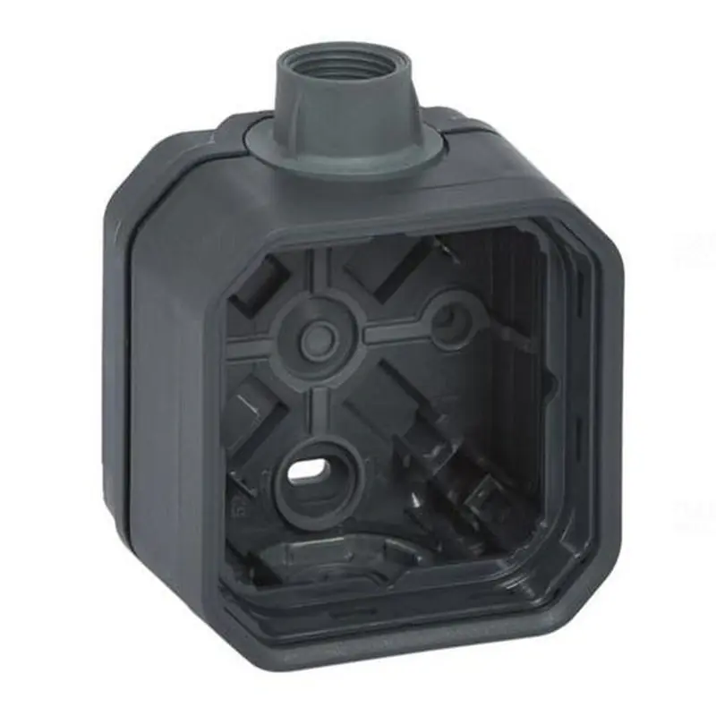 Expressz szállítás Plexo 55 falon kívüli 1-es doboz, ISO20 tömszelencével, antracit 069628L Legrand