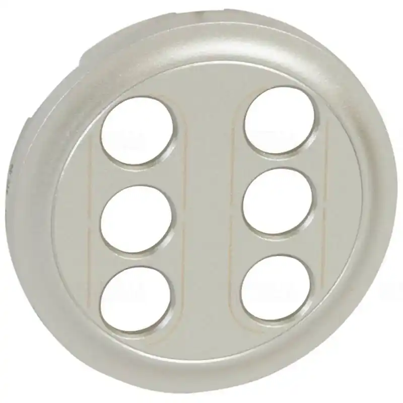 Akció Legrand 068514 Céliane kettős RCA/YUV burkolat, titán