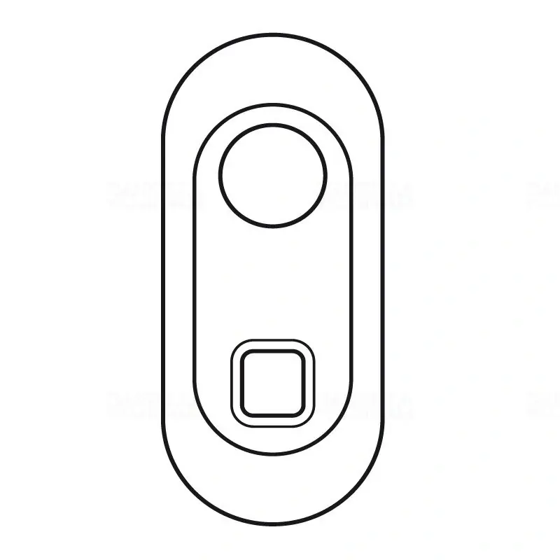 Legrand 068255 Céliane burkolat 67354/55-höz, fehér Prémium