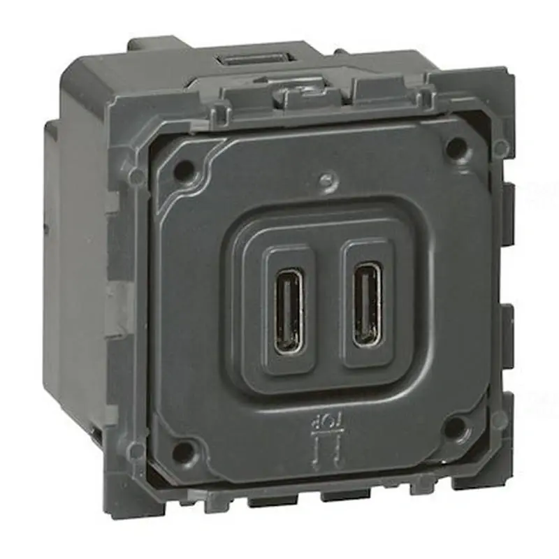 Expressz szállítás Legrand 067466 Céliane 2xUSB-C töltőaljzat 2400 mA