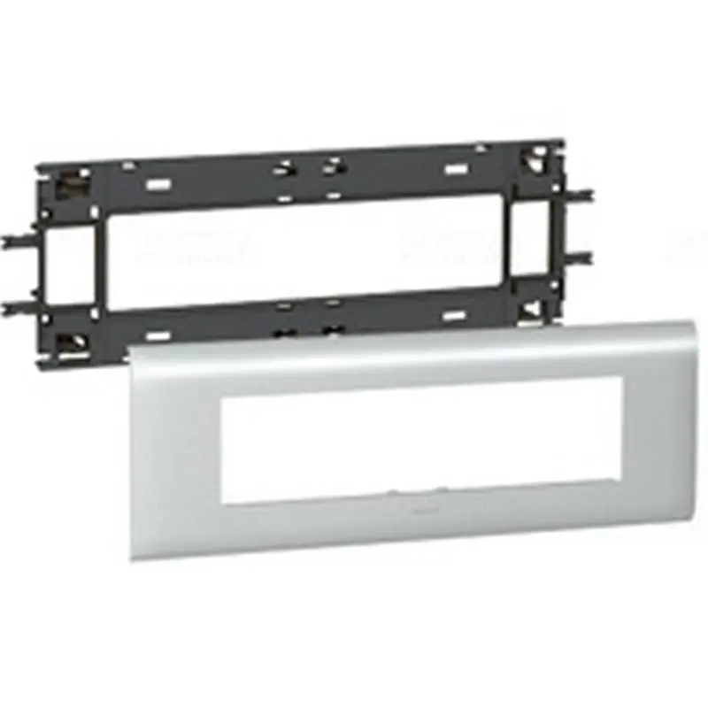 Legrand 011218 DLP alumínium keret Program Mosaic 8 modulos, 85-ös fedélhez Prémium