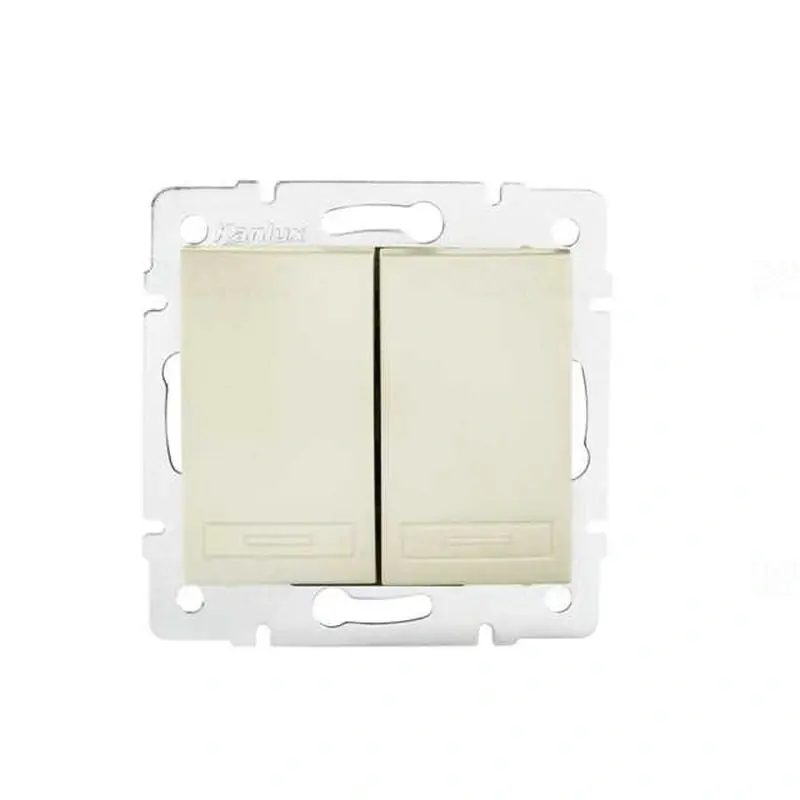 Alacsony ár DOMO 01-1022-230 gyöngyház dupla nyomókapcsoló Kanlux 24951