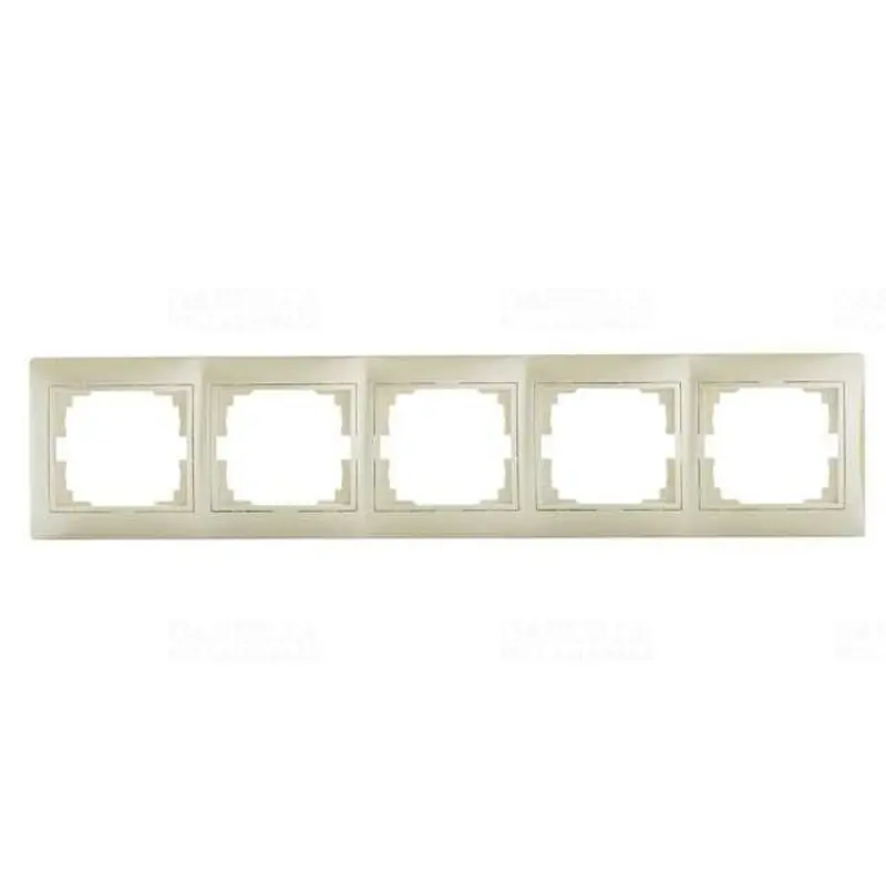 Alacsony ár DOMO 01-1500-030 gyöngyház ötös keret, vízszintes Kanlux 25002