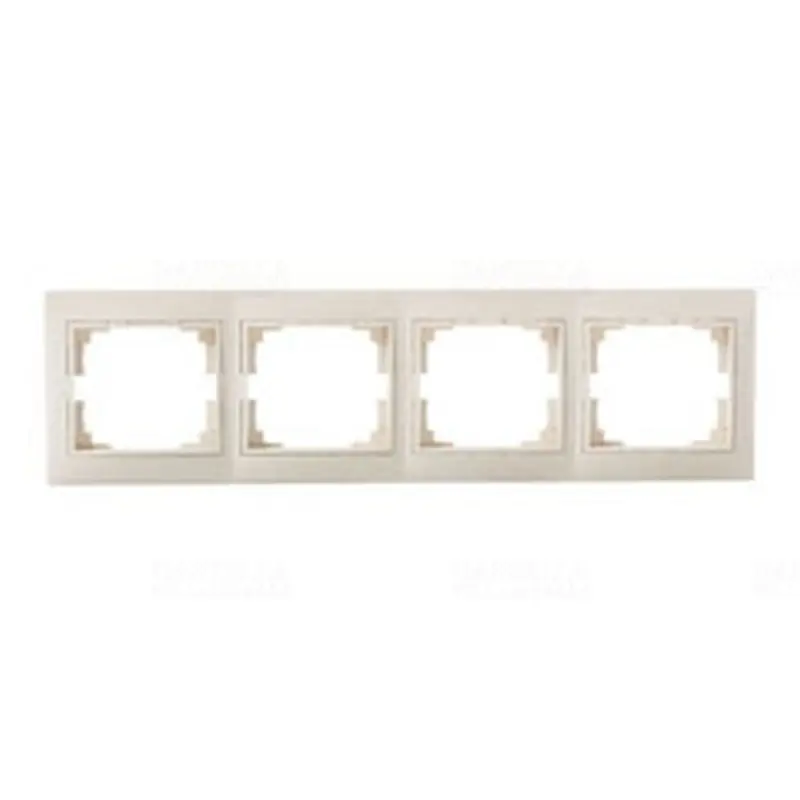 Utolsó esély DOMO 01-1490-003 Négyes keret, vízszintes krémszín Kanlux 24824