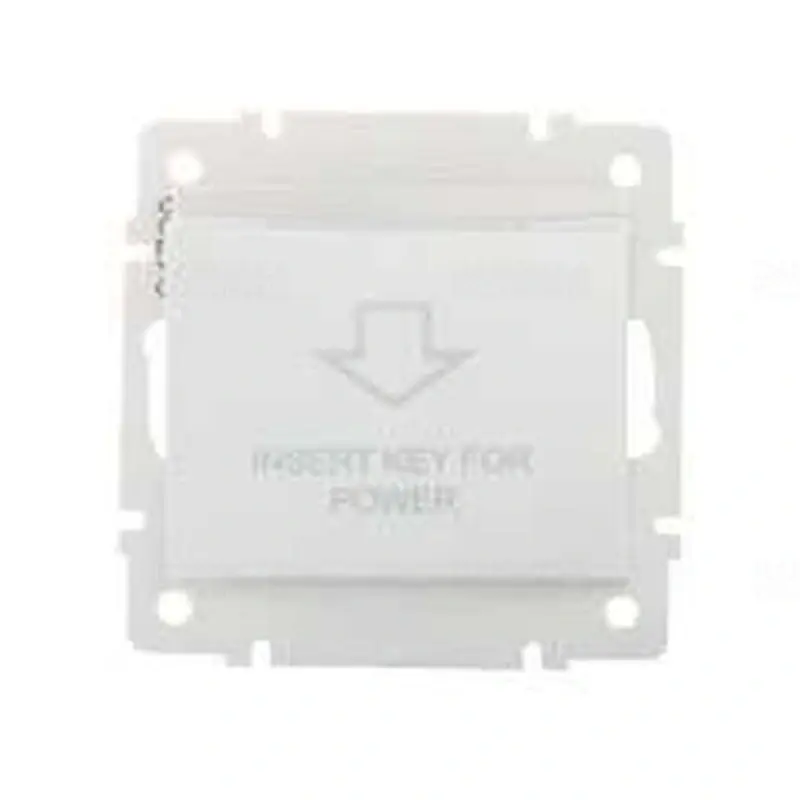 DOMO 01-1190-102 fehér Hotel kártyás kapcsoló késleltetővel 10A 250V IP20 Kanlux 24728 Csak ma
