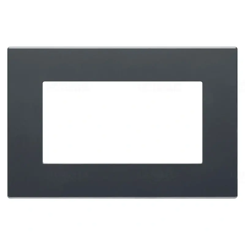 Kiváló minőség DAHLIA antracit szürke keret 2x2P+F dupla csatlakozóaljzathoz GW35909AN Gewiss