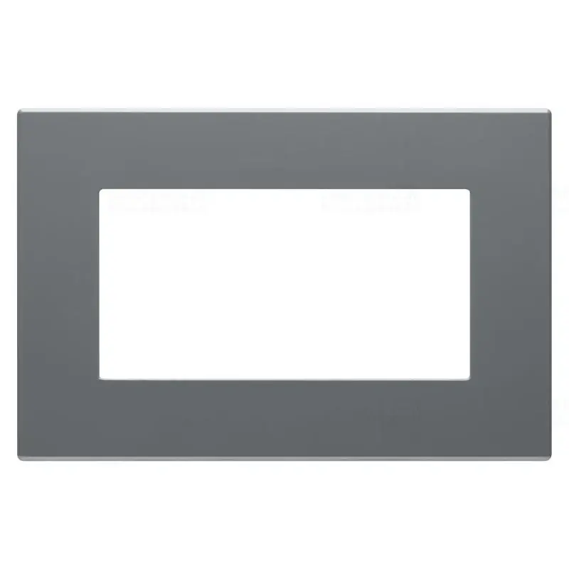 DAHLIA sötétszürke keret 2x2P+F dupla csatlakozóaljzathoz GW35909AD Gewiss Prémium