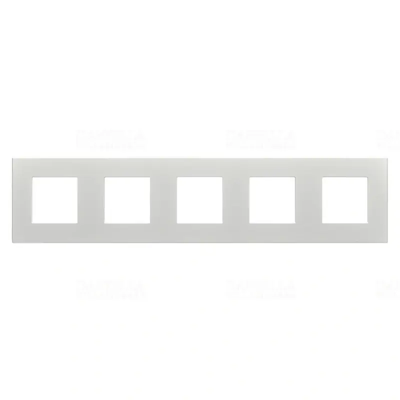 DAHLIA világosszürke keret 5-ös vízszintes/függőleges GW35905AG Gewiss Eredeti