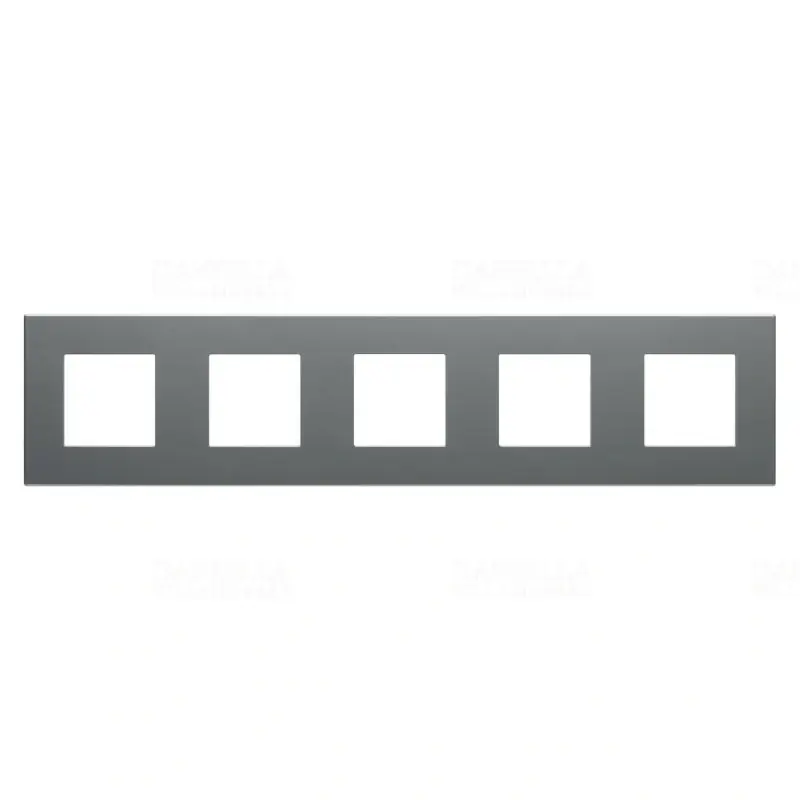 Ajánlat DAHLIA sötétszürke keret 5-ös vízszintes/függőleges GW35905AD Gewiss