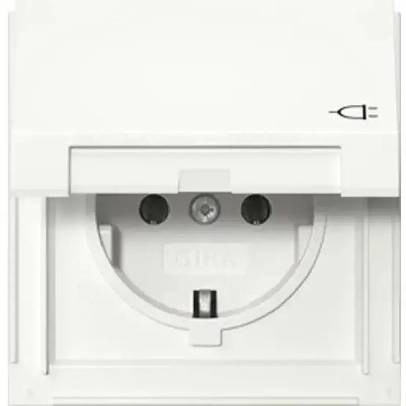 Pénzvisszafizetés Gira TX_44 2P+F csatlakozóaljzat csapófedéllel IP44 fehér 445466