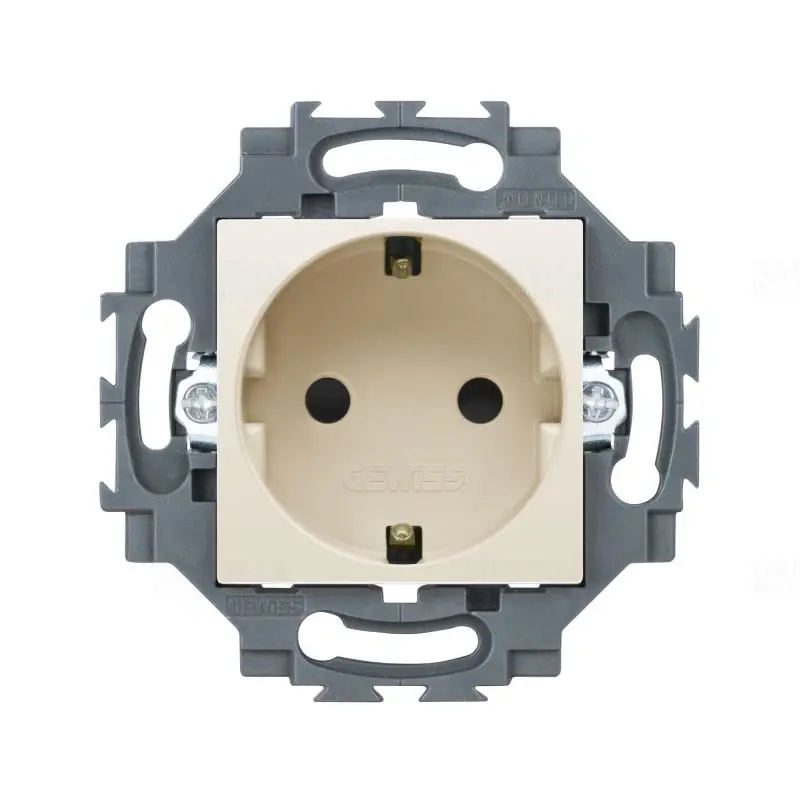 DAHLIA elefántcsont 2P+F (GYV) biztonsági zsalus csatlakozóaljzat, rugós GW35201Y Gewiss Utolsó esély