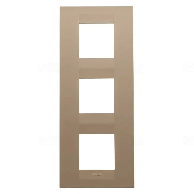 Kiárusítás Chorus GEO vörösréz 3-as függőleges keret (2+2+2 modul) GW16427VX Gewiss