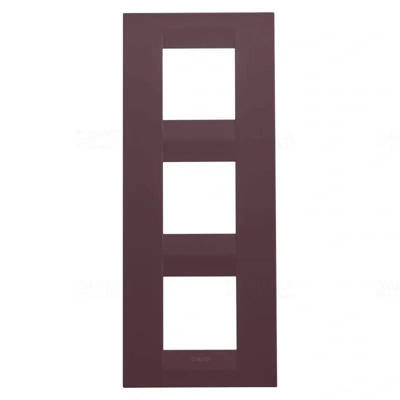 Olcsó Chorus GEO toszkán piros 3-as függőleges keret (2+2+2 modul) GW16427VD Gewiss