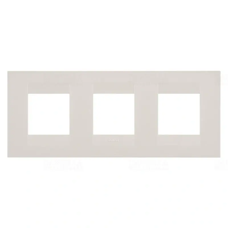 Csak ma Chorus GEO elefántcsont 3-as vízszintes keret (2+2+2 modul) GW16426TI Gewiss