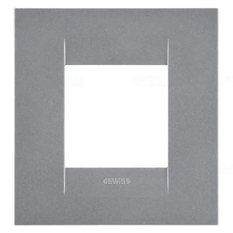 Biztonságos fizetés Chorus GEO titánium 1-es keret (2 modul) GW16422VT Gewiss