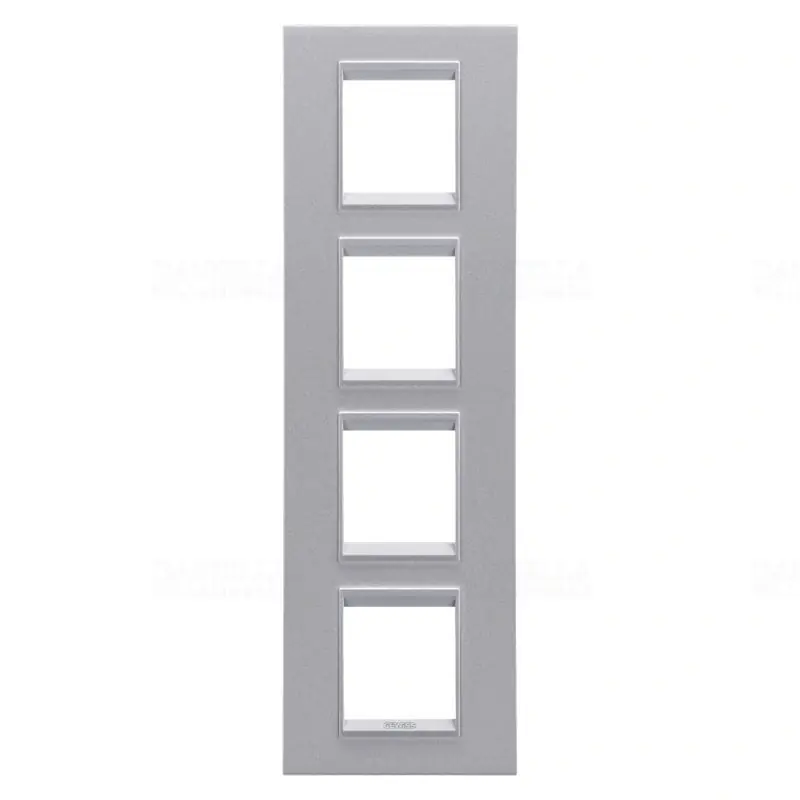 Chorus LUX monokróm titánium 4-es függőleges keret (2+2+2+2 modul) GW16229YT Gewiss Akció